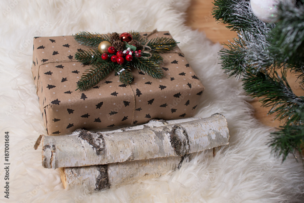 beautiful holiday gifts under the Christmas tree beautiful holiday gifts under the Christmas tree