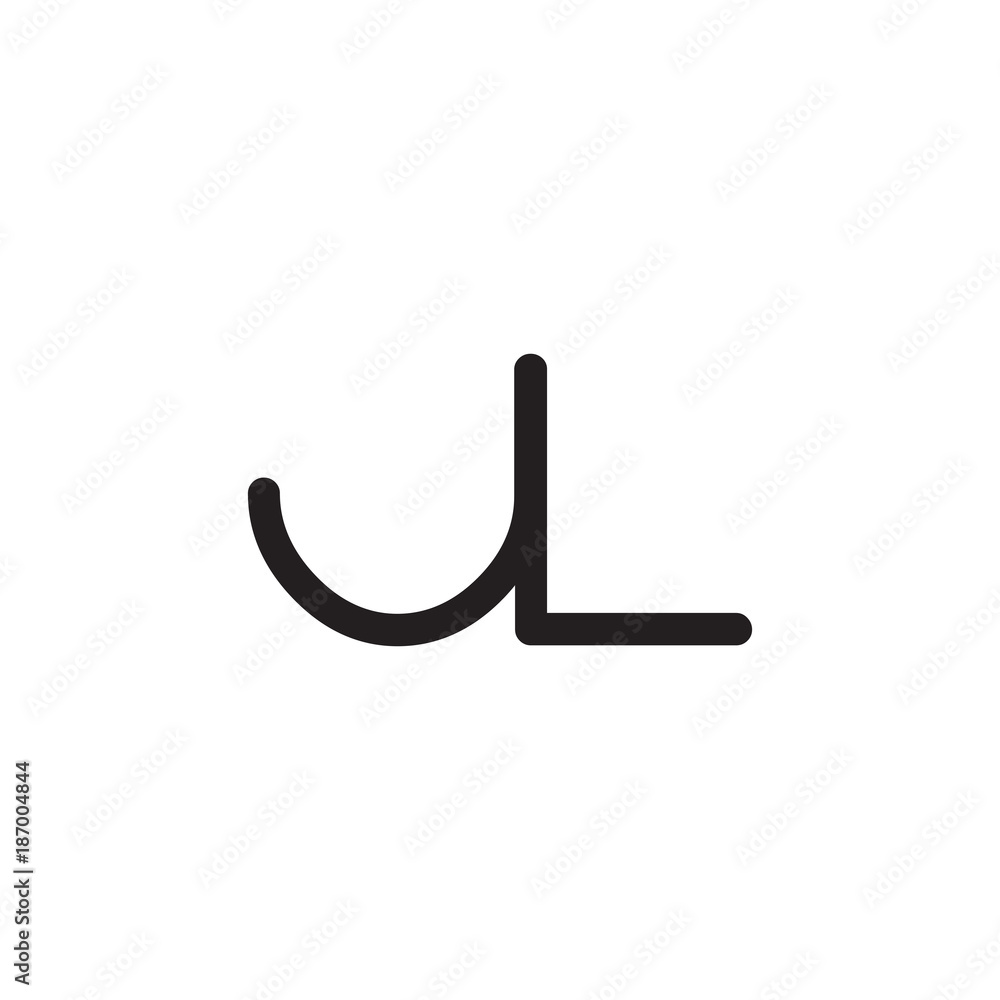 initial letter rounded logo modern initial letter rounded logo modern