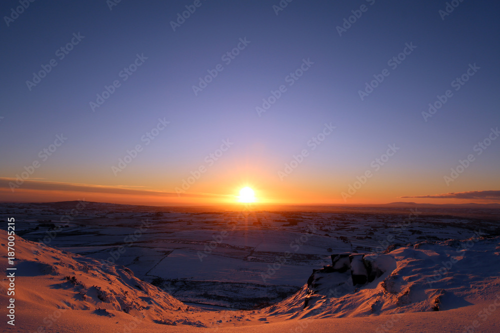 Fototapeta premium Slemish in winter