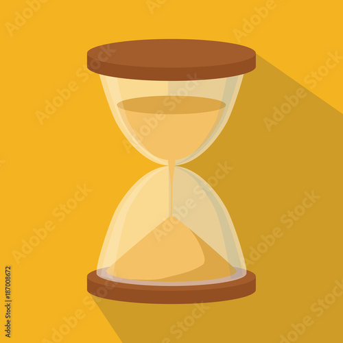 Modern vector icon of hourglasses. Time icon symbol