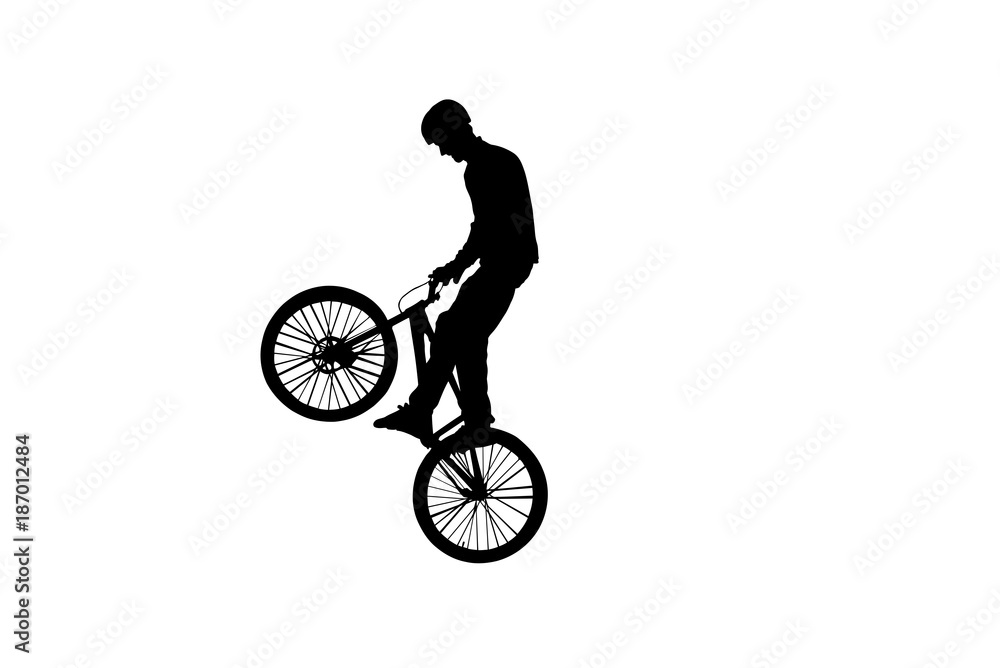 Fototapeta premium freestyle cycling