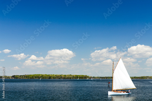 Sail Boat in St Michaels, Eastern Shore, Talbot County, Maryland