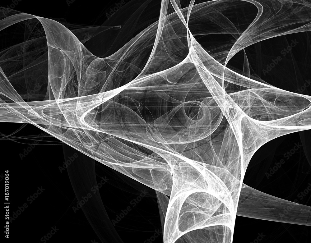 Φωτογραφία Black and white fractal