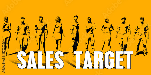 Sales target Concept