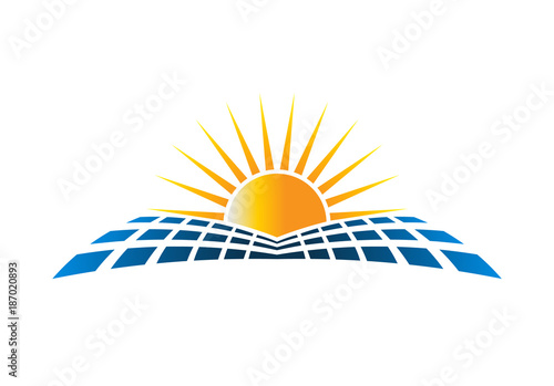 Solar Energu Logo Vector Illustration
