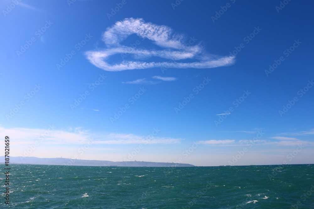 heart shaped cloud