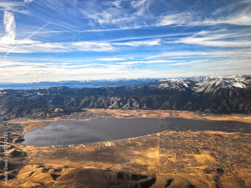 Washoe Lake State Park aerial photo