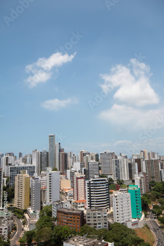 Salvador Bahia skyline  Brazil  residential buildings 