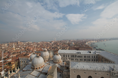 The bell tower by St. Peters Bacilica