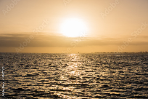 Sunset in the Ocean