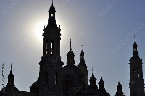 Puesta de sol en Zaragoza