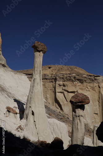 Wahweap Hoodoos are spectacular sandstone formation in the southern Utah desert at the edge of the Grand Staircase-Escalante National Monument photo