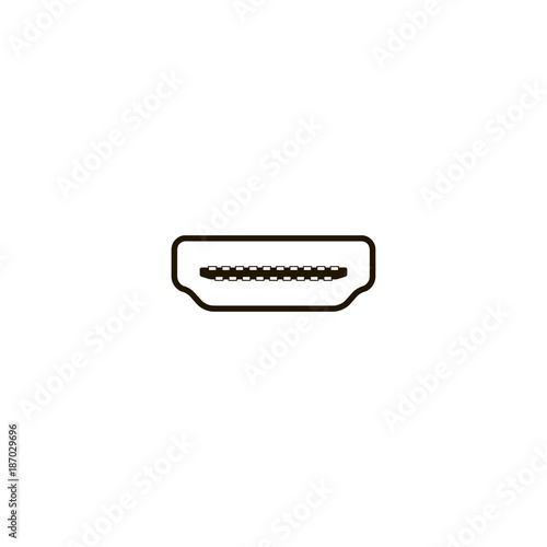 hdmi icon. sign design
