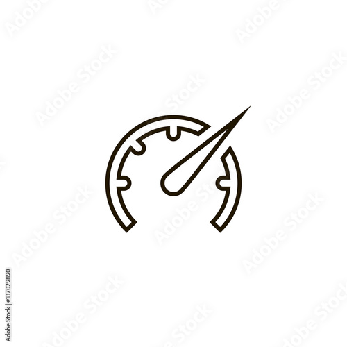 speedometr icon. sign design