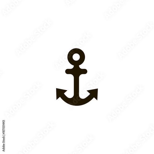 anchor icon. sign design