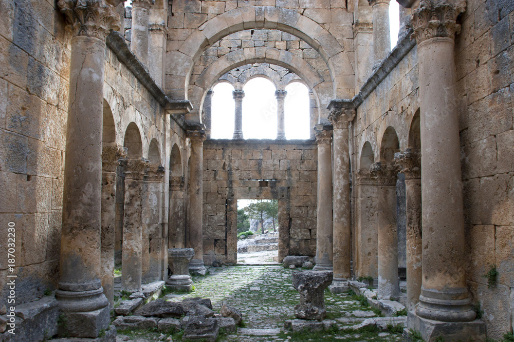 Alahan Monastery. Mut Mersin in Turkey