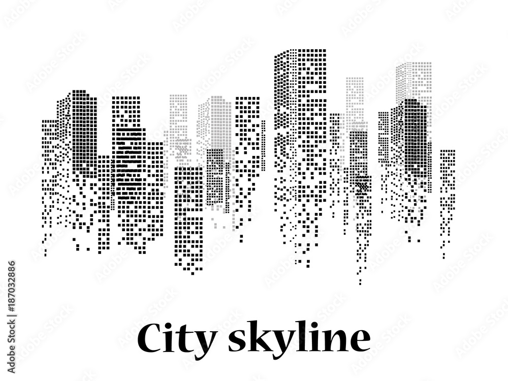 Obraz premium City scene on night time