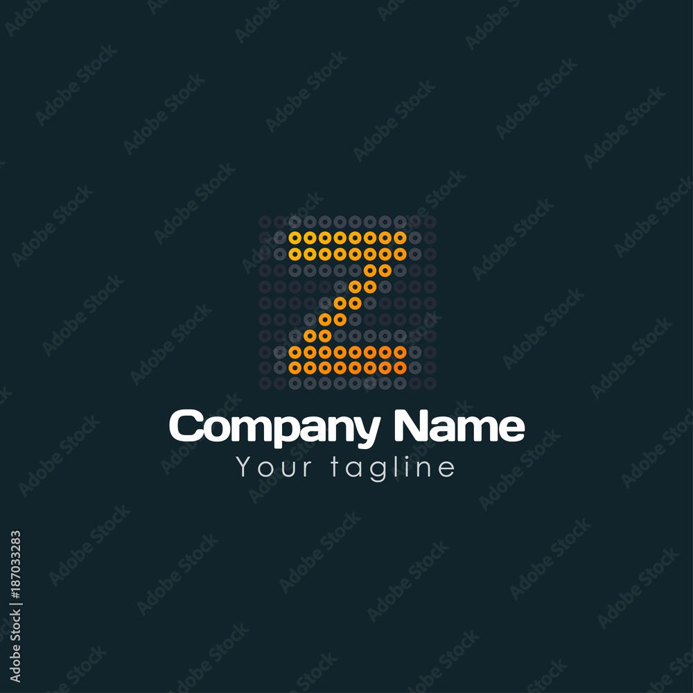 Obraz premium Z LETTER LOGO TEMPLATE