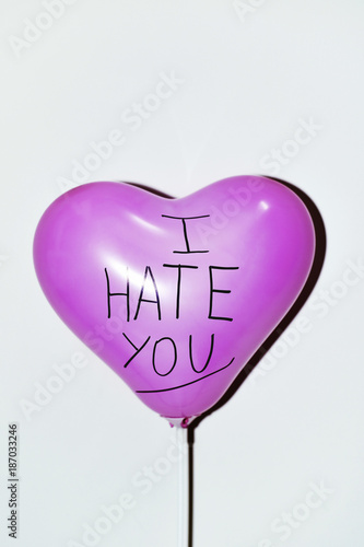 I hate you