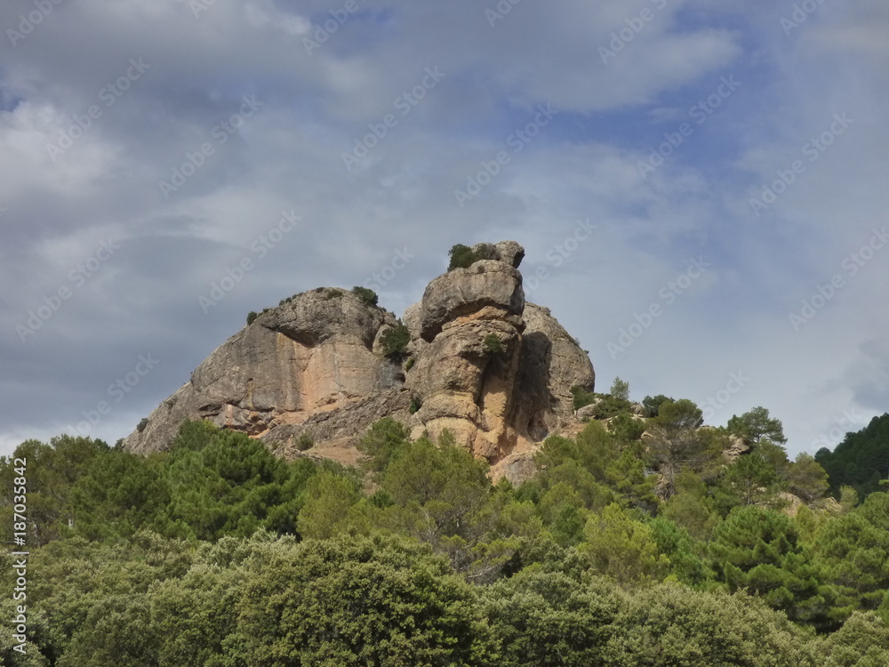 Los Goldines, pueblo abandonado  cercano a Hornos de Segura, localidad de Jaén, Andalucía (España) perteneciente a la Comarca de Segura