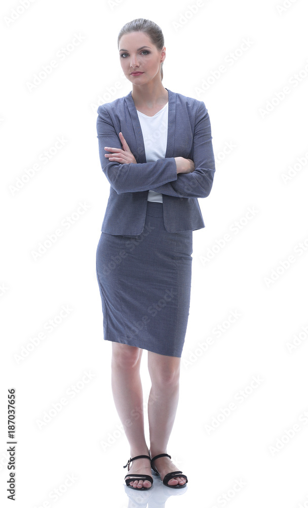 confident business lady.portrait in full growth confident business lady.portrait in full growth