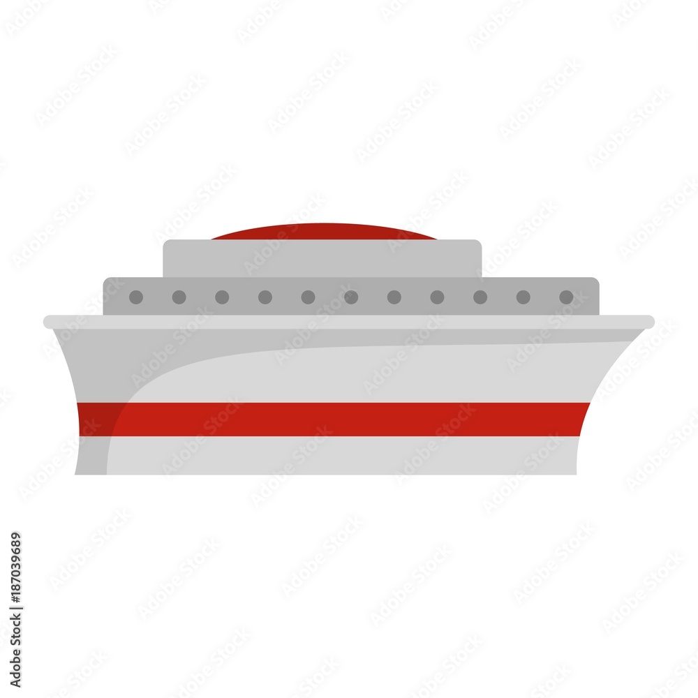 Ship icon. Flat illustration of ship vector icon isolated on white background Ship icon. Flat illustration of ship vector icon isolated on white background