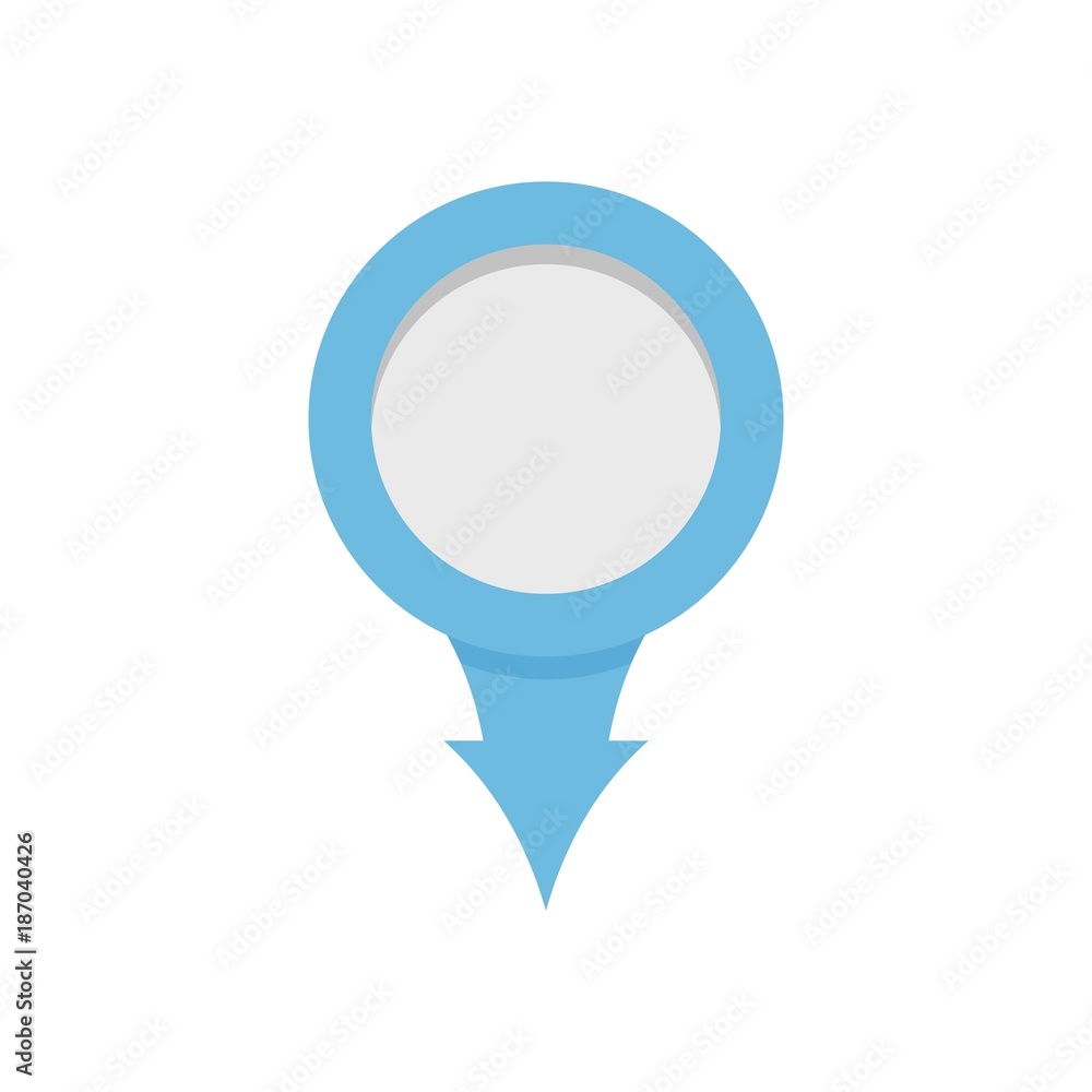 Point icon. Flat illustration of point vector icon isolated on white background Point icon. Flat illustration of point vector icon isolated on white background
