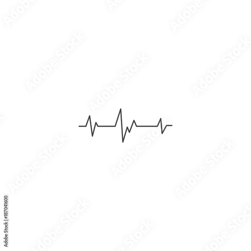 heart palpitations icon. sign design