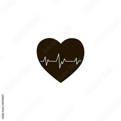 heart palpitations icon. sign design