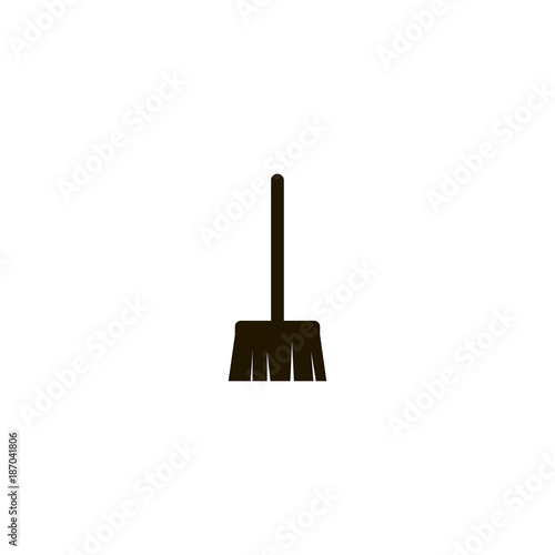 broom icon. sign design