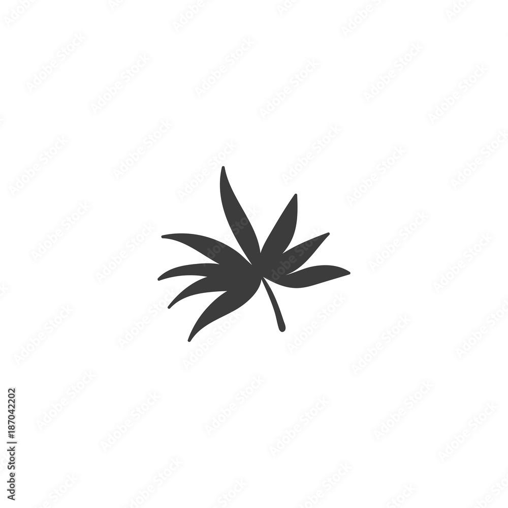 leaf icon. sign design