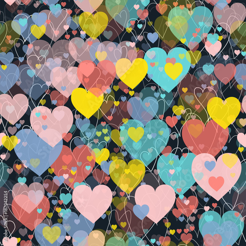 pattern of hearts