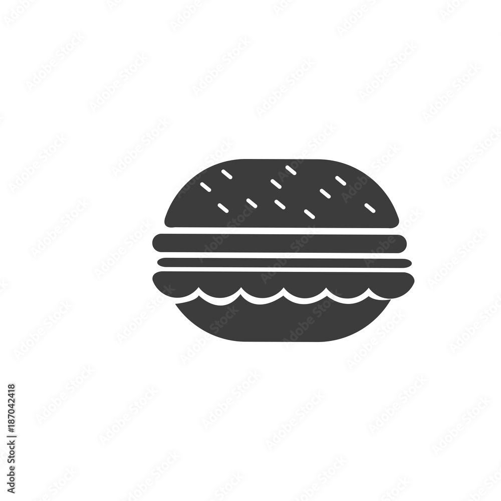 burger icon. sign design burger icon. sign design