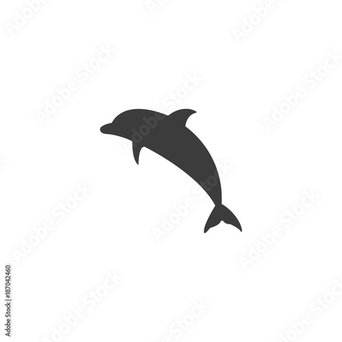 dolphin icon. sign design