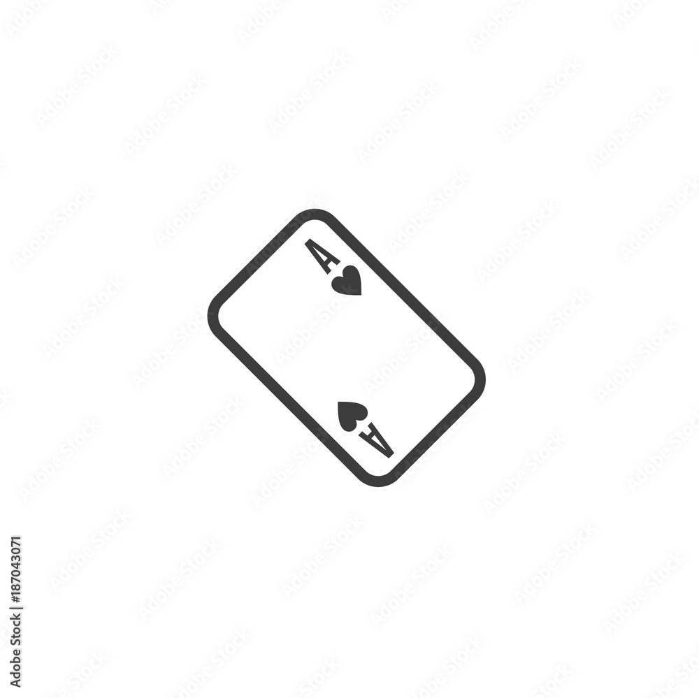 poker icon. sign design poker icon. sign design