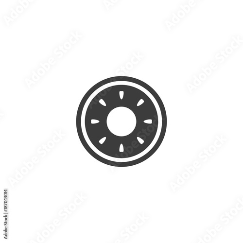 wheel icon. sign design
