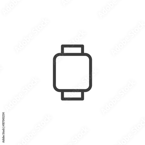 watch icon. sign design