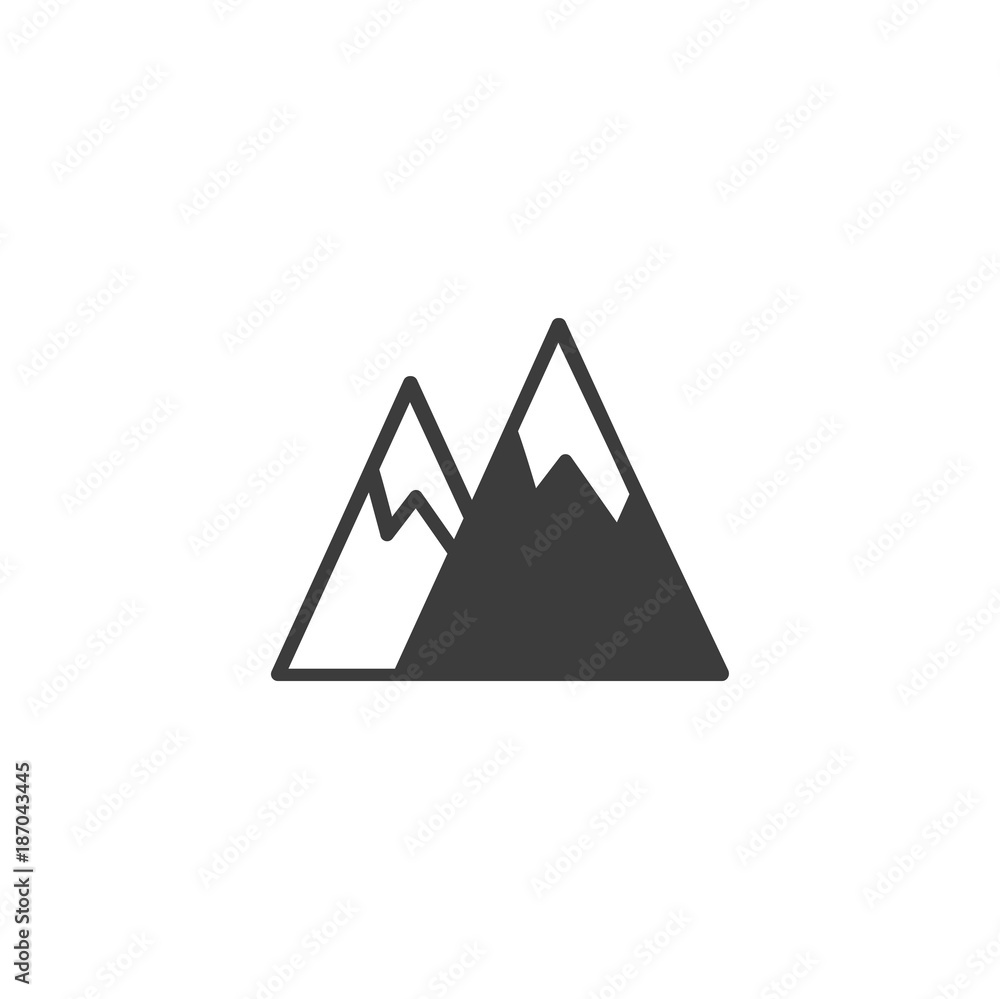 mountain icon. sign design mountain icon. sign design