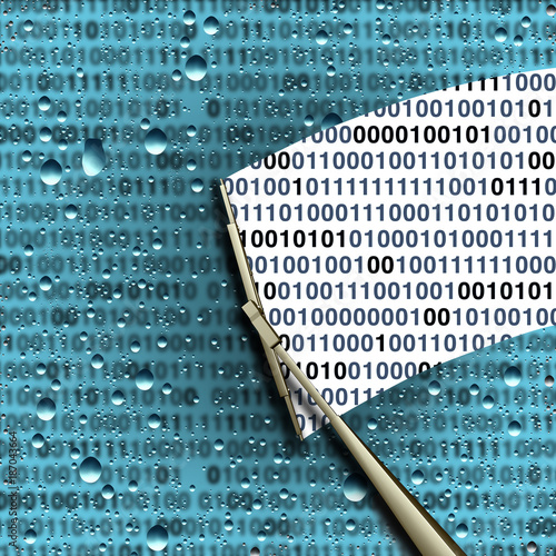 Quadro su tela Decryption And Decrypting Data