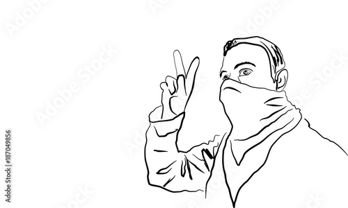 Stiker vector illustration