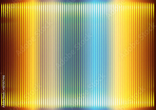 Fluted Abstract Shining Hi Tech Background - Vector Glowing HUD Futuristic Grid Design
