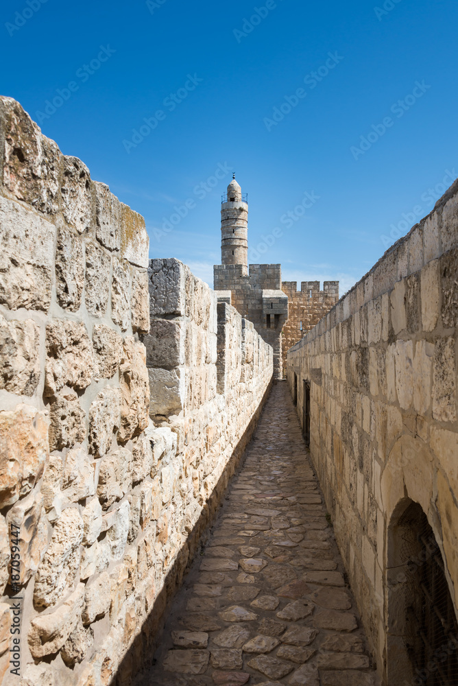 At the Ramparts Walk in Jerusalem