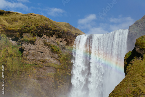 Rainbow over a Waterfall 