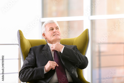 Handsome mature businessman...