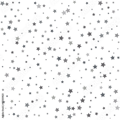 Scandinavian vector illustration with stars. Stock vector.