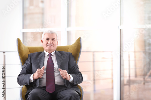 Handsome mature businessman...
