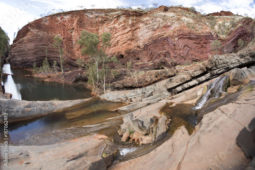  hamersley gorge in the Hamersley  ranges Western Australia. photo