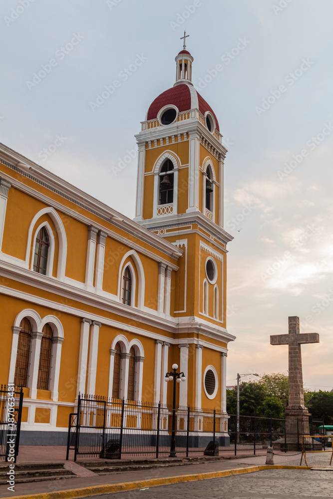 Cathderal in Granada, Nicaragua.