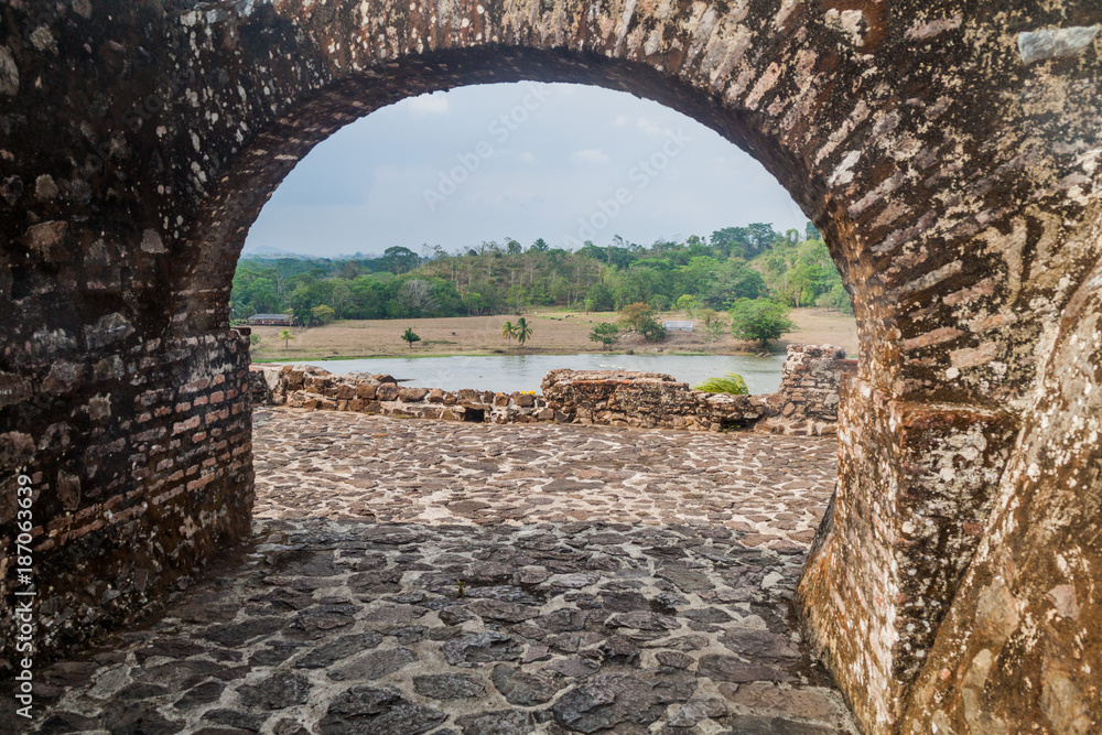 Fortress of the Immaculate Conception in the village Ell Castillo at San Juan river, Nicaragua