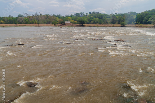 Rapids of San Juan river near Ell Castillo village, Nicaragua